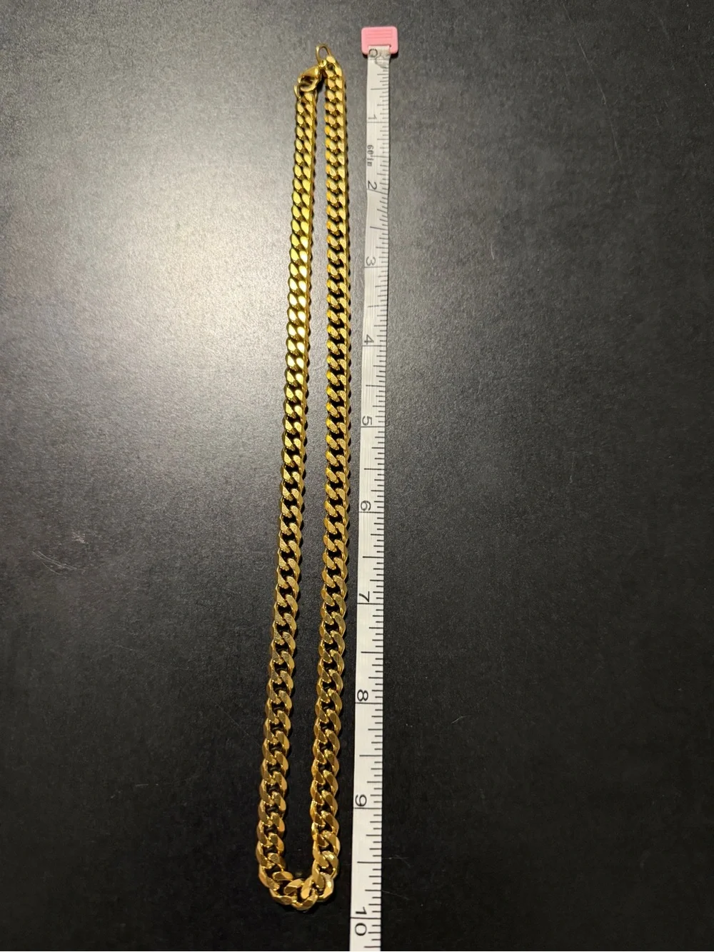 Gold Cuban Link Chain Necklace - Men Accessories